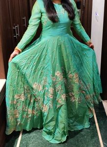 Party Wear Green 💚 Gown