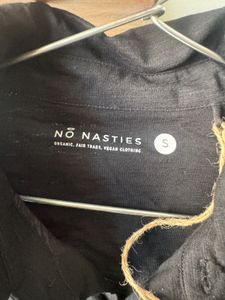 Mens Organic Cotton Black Shirt