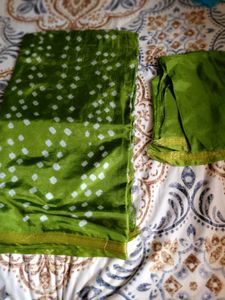 Mahendi Colour Bandhni