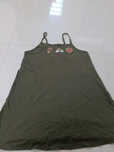 Cute Olive Green Dress