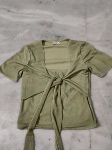 Green Mesh Top