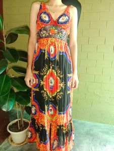 Colorful Maxi Dress