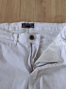 White Casual Pants