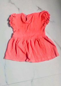 Cute Baby Girl Dress with Mushroom Design