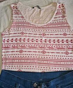 Combo of top and jeans
