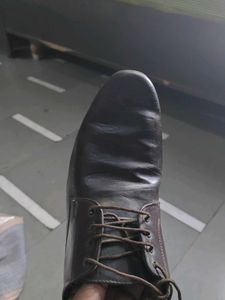 Brown Formal Leather  Shoes