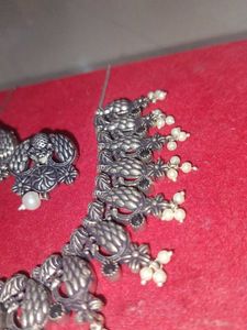 Oxidised Necklace &amp; Earring Set