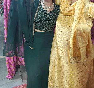 Skirt Or Blouse With Attached Dupatta