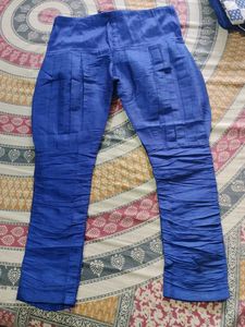Blue &amp; White Patterned Three-Piece Set