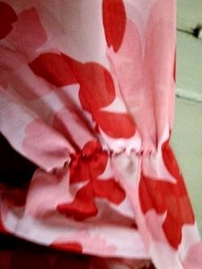 Red Gloral Midi