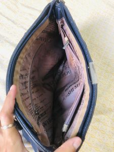 Navy Handbag From Thailand
