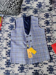 Blue Colour Waistcoat