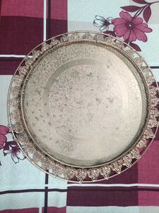 Vintage Silver-Plated Decorative Tray