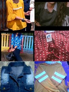 Combo Of 11 tops &amp; 1Denim ....💜