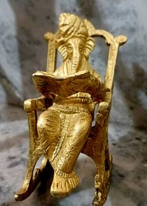 Ganesha Idol on Chair