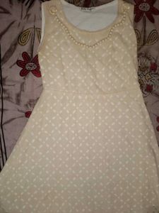 Cream Dress