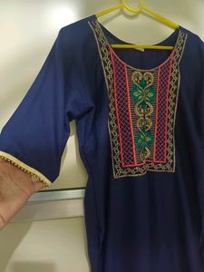 Navy blue Kurti