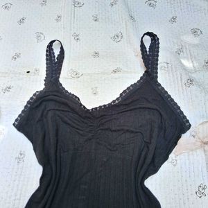 Printeresty Y2k Lace Trim Top