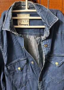 Denim Button-Down Shirt