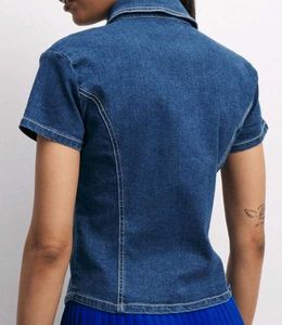 Denim Short Sleeve Shirt