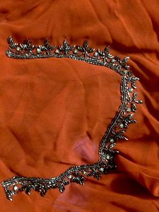 Elegant BrickOrange Ready To Wear Saree with Blous