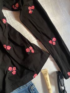 Floral Embroidered Top
