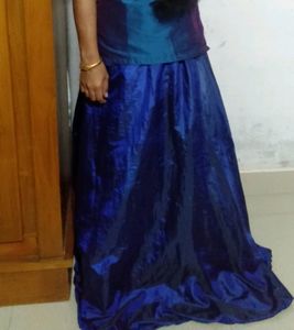 Silk Beautiful Women Long Skirt