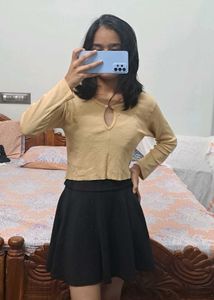 Black Skirt & Top