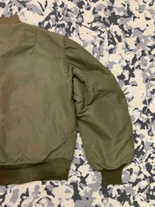Olive Green Bomber Jacket