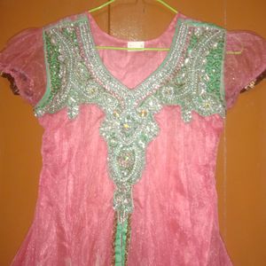 Party wear net suit for women