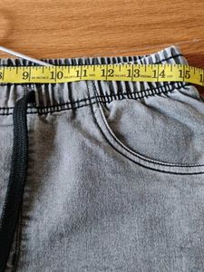 Boys Grey Denim Shorts (30-32)
