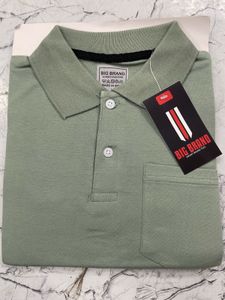 Big Brand Sage Green Polo Shirt