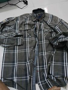 Plaid Button-Down Shirt