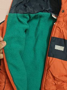 Kids' Orange Puffer Jacket