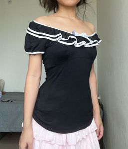 Off-Shoulder Ruffle Top