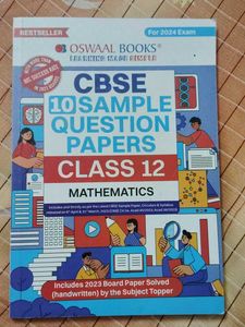 CBSE 10 SAMPLE QUESTION PAPERS CLASS 12 MATHS