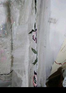 Just Like New Pakistani Suit Pant &amp; Ruffled Dupatt