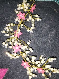Pink Flower Hair Accessory