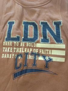 Brown &#39;London City&#39; Tank Top