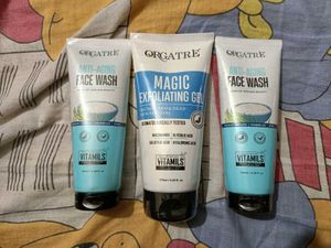 Pack Of 4, Face Wash & Magic Exfoliating Gel
