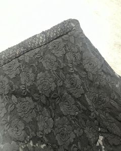 black lacy sequin tube top y2k
