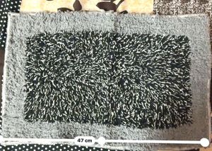 Black &amp; Gray Shag Rug
