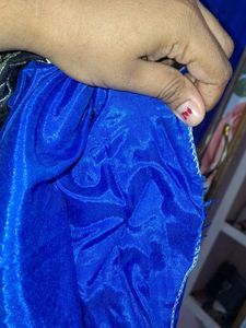 Blue Embellished Anarkali Dress