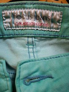 Sea Green Denim Jeans👖