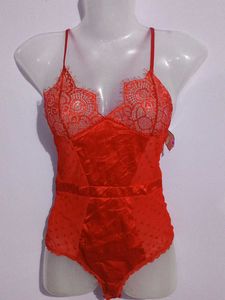 BRANDNEW RED NET BODYSUIT