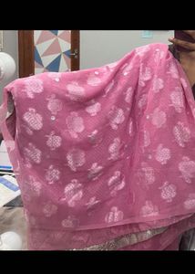 COMBO OF SAREE, Necklace And Serum