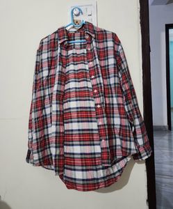 Checked Red Shirt