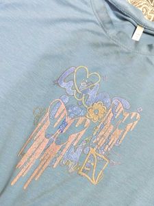 Light Blue Graphic Tee