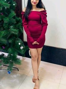 Rust Bodycon Dress