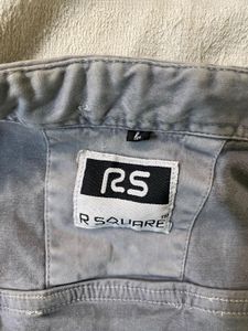 RS Grey Button-Up Shirt